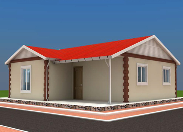 102 metrekare prefabrik ev