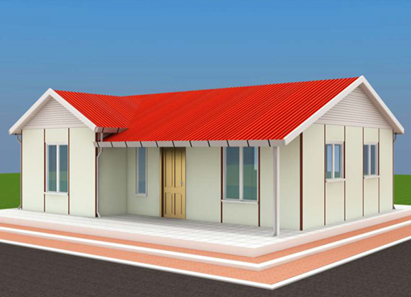 77 metrekare prefabrik ev