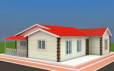 114  metrekare tek katlı prefabrik ev