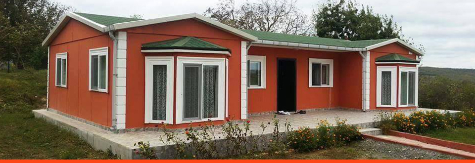95 metrekare prefabrik ev